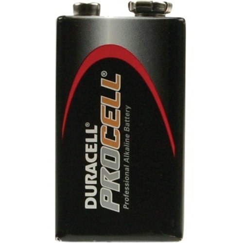 Procell MN1604 Alkaline-Manganese Dioxide 9V 6LR61 Batteries, 10-Pack