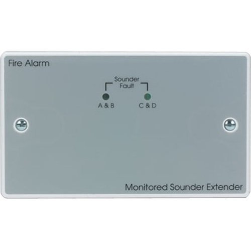C-TEC FF502P Four-Zone Monitored Sounder Circuit Extender, Two Gang
