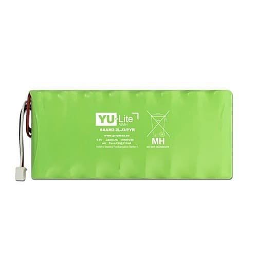 Yuasa 8AAM2-2LJ3-PYR YU-Lite NiMH Series, 9.6V 2200mAh, NiMH Battery