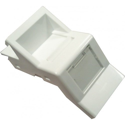 Connectix 008-010-010-18 Angled Shuttered Keystone Euro Fascia, White