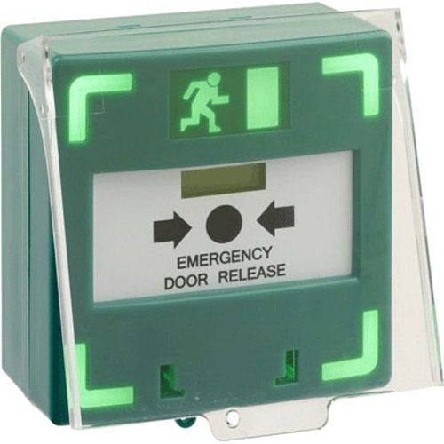 3E 3E0784-TP Manual Call Point Resettable Breakglass for Emergency Use, Buzzer and LEDs, Surface Mount