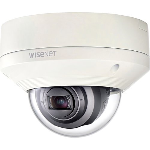 Hanwha XNV-6080 Wisenet X Series, WDR IP66 2MP 2.8-12mm Motorized Varifocal Lens, IP Dome Camera, White