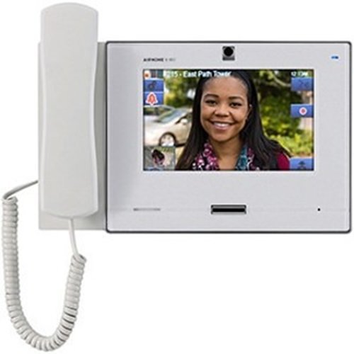 Aiphone IX-MV7-HW 7" Touchscreen IP Video Master Station, SIP Compatible, Privacy Handset, White