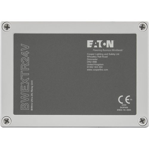 Eaton BWEXTR24V BiWire external relay module, BiWire, Relay Module, EN54 Systems, 24V