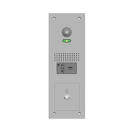 Aiphone GTN-1V/F/SS 1-Way Flush Mount Video Door Station, Stainless Steel