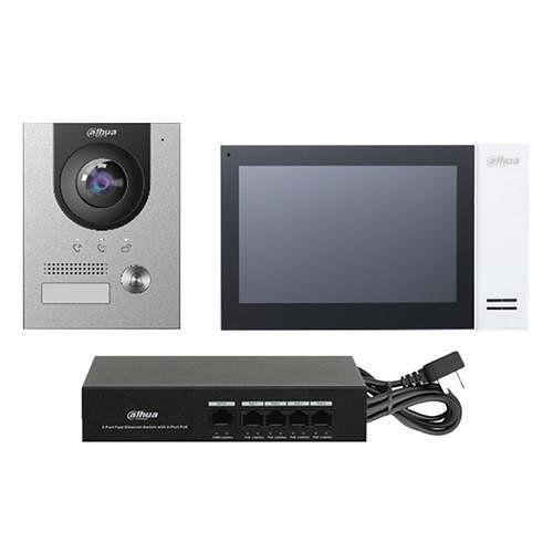 Dahua KTP01L-S Video Intercom Door Station and Indoor Monitor with 2MP Camera, IP65 IK07, Surface Mount