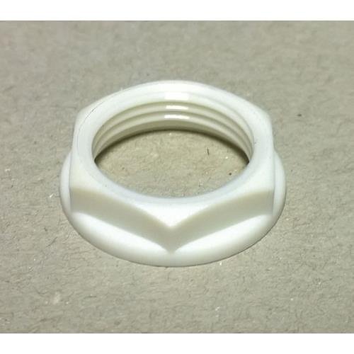 Cables Britain SRLN20B0 20mm Locknut, White, 100-Pack