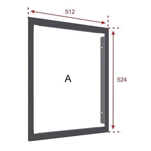 C-TEC ZBEZS Flush-Fit Bezel for ZFP Standard Cabinet