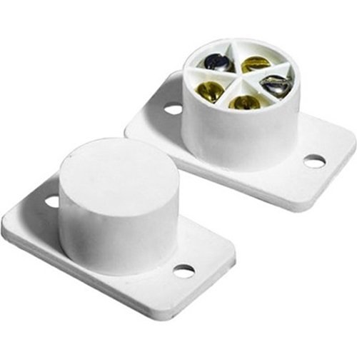 Knight Fire A40 5-Terminal Flush Mount Contact, White