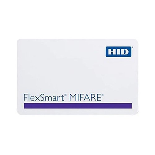 HID 1430 FlexSmart Series MIFARE Printable Proximity Card with Magnetic Stripe, OR up to 10cm 1K Supports all HID Proximity Card Formats, White, 100-Pack