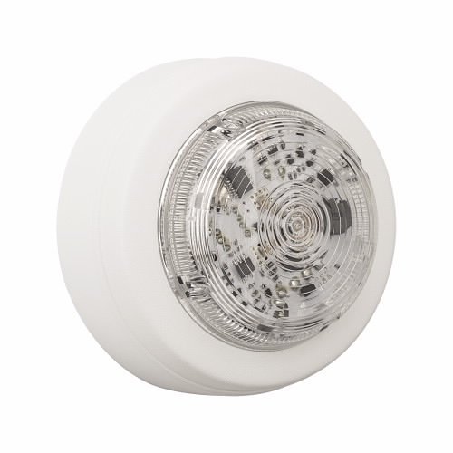 Eaton Fulleon, Solista Maxi LED Beacon, Clear Lens, Amber Flash, White Housing, Shallow white (W1) Base (SOLX/AF/CL/W1/S Amber FLASH)
