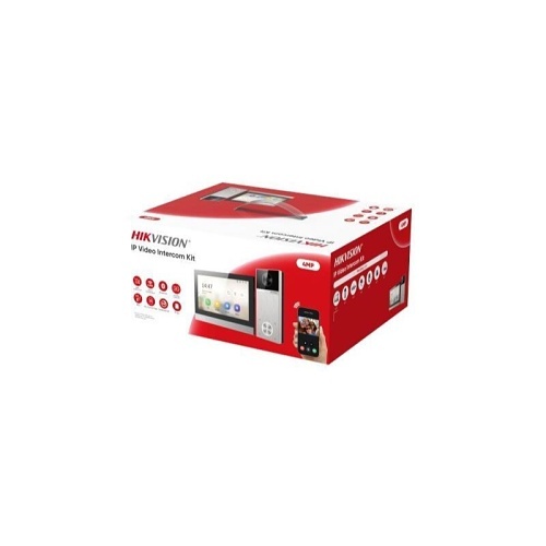 Kit interphone vidéo couleur connecté Hikvision DS-KIS602