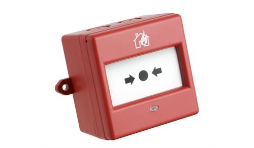 Fulleon Manual Call Point For Outdoor, Fire Alarm, Indoor - Red - Acrylonitrile Butadiene Styrene (ABS), Glass