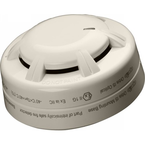 Apollo Orbis Smoke Detector - Photoelectric, Optical - White - 28 V DC - Fire Detection - Surface Mount For Indoor/Outdoor