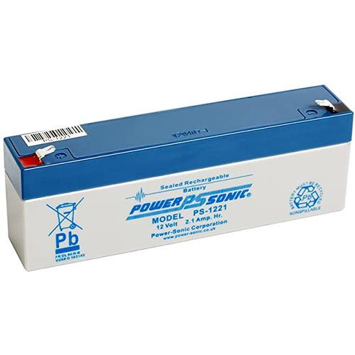 Power-Sonic PS1221VDS Battery - 2100 mAh - Sealed Lead Acid (SLA) - 12 V DC - Battery Rechargeable