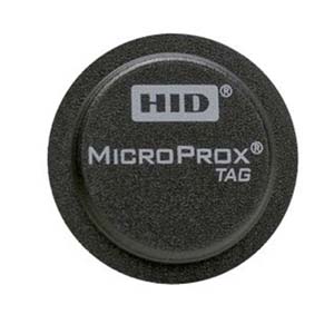 HID MicroProx Proximity Tag - Proximity Tag - 32.64 mm Diameter - Grey