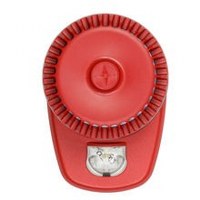 Fulleon RoLP Security Alarm - Red - Wired - 28 V DC - 106 dB(A) - Audible, Visual - Wall Mountable - White