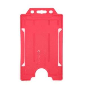 Card Holder P/Trait 100 Red Antimicrob