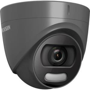 Hikvision DS-2CE72HFT-F28 Turbo HD Series, ColorVu IP67 5MP 2.8mm Fixed Lens, WDR HDoC Turret Camera, Grey