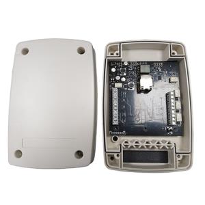 GJD IP Control Unit - DIN Mountable, Screw Mount for Surveillance, Alarm, Sensor, IP Camera, Network Security, Relay - ABS