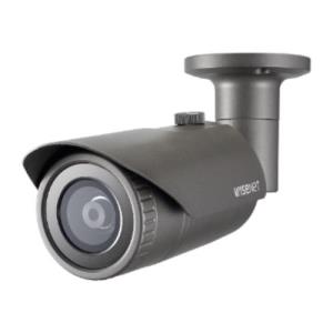 Wisenet QNO-7022R 4 Megapixel Network Camera - Colour - Bullet - 25 m Infrared Night Vision - H.265, H.264, Motion JPEG, H.265M, H.265H, H.264M, H.264H - 2560 x 1440 - 4 mm Fixed Lens - CMOS - IK10 - IP66
