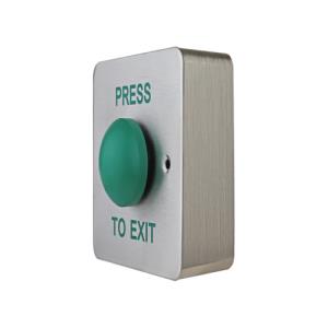 CDVI Push Button For Indoor, Outdoor, Traffic, Home - Green - Stainless Steel