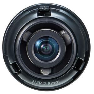 Wisenet SLA-2M2802D - 2.80 mm - f/2 - Fixed Lens - Designed for Surveillance Camera - 35.5 mm Diameter