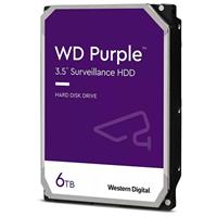 WD Purple WD63PURZ 6 TB Hard Drive - 3.5" Internal - SATA (SATA/600) - Conventional Magnetic Recording (CMR) Method - Video Surveillance System Device Supported