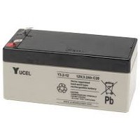 Yuasa Yucel Battery - Lead Acid - For UPS - Battery Rechargeable - 12 V DC - 3200 mAh