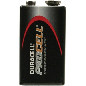 Duracell PROCELL MN1604 Battery - Zinc Manganese Dioxide (ZnMnO2) - For Security Device - 9V - 9 V DC