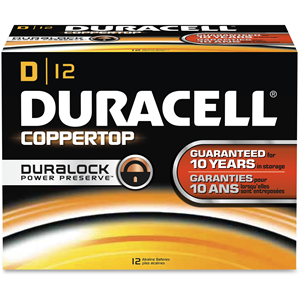 Duracell MN1300 Battery - Alkaline Manganese Dioxide - For Multipurpose - D - 1.5 V DC - 15000 mAh
