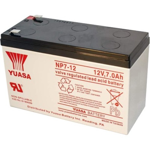 Yuasa NP7-12 Multipurpose Battery - 7000 mAh - Sealed Lead Acid (SLA) - 12 V DC - Battery Rechargeable