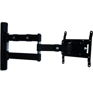 B-Tech Mountlogic BT7515 Wall Mount for Flat Panel Display - Piano Black - 38.1 cm to 106.7 cm (42") Screen Support - 24.95 kg Load Capacity