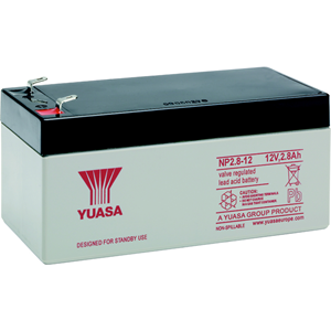 Yuasa NP2.8-12 Battery - Lead Acid - For Multipurpose - Battery Rechargeable - 12 V DC - 12000 mAh - 63 Wh