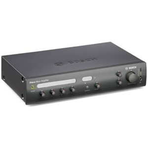 Bosch Plena PLE1MA030-EU Amplifier - 30 W RMS - Charcoal - 50 Hz to 20 kHz - 100 W - Ethernet