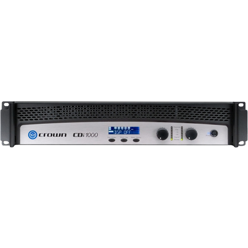 Crown 1000 Amplifier - 1000 W RMS - 2 Channel - 20 Hz to 400 Hz - 1.20 kW - USB