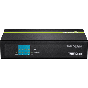 TRENDnet TPE-TG50g 5 Ports Ethernet Switch - 10/100/1000Base-T - 2 Layer Supported - Desktop - 3 Year Limited Warranty