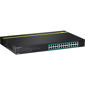 TRENDnet TPE-TG240G 24 Ports Ethernet Switch - 2 Layer Supported - Rack-mountable, Desktop - 3 Year Limited Warranty