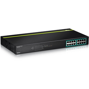 TRENDnet TPE-TG160G 16 Ports Ethernet Switch - 16 Network - Twisted Pair - 2 Layer Supported - Rack-mountable - 3 Year Limited Warranty