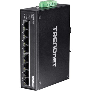 TRENDnet TI-G80 8 Ports Ethernet Switch - Gigabit Ethernet - 1000Base-T - 2 Layer Supported - Power Supply - Twisted Pair - Rail-mountable, Wall Mountable