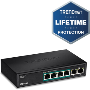 TRENDnet TPE-S50 6 Ports Ethernet Switch - 6 Network - Twisted Pair