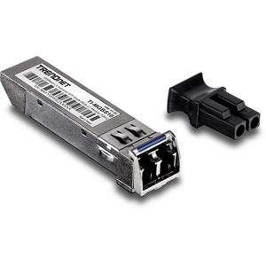 TRENDnet TI-MGBS10 SFP (mini-GBIC) - 1 x LC Duplex 1000Base-LX Network - For Data Networking, Optical Network - Optical Fiber - Single-mode - Gigabit Ethernet - 1000Base-LX, 1.25 Gigabit Ethernet - Hot-pluggable