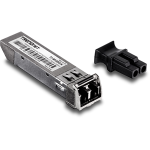 TRENDnet TI-MGBSX SFP (mini-GBIC) - 1 x LC Duplex 1000Base-SX Network - For Data Networking, Optical Network - Optical Fiber - Multi-mode - Gigabit Ethernet - 1000Base-SX, 1.25 Gigabit Ethernet - Hot-pluggable