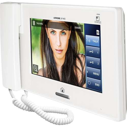 Aiphone JP-4HD 17.8 cm (7") Video Door Phone Sub Station - LCD - Full-duplex