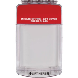 STI Euro Stopper STI-15020ML Security Cover for Call Point - Indoor - Polycarbonate - Red
