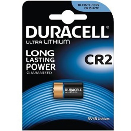 Duracell Battery - Lithium (Li) - CR2 - 3 V DC - 780 mAh