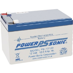 Power-Sonic PS-12120 Multipurpose Battery - 12000 mAh - Proprietary Battery Size - Sealed Lead Acid (SLA) - 12 V DC - Battery Rechargeable