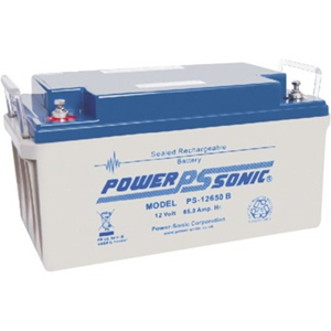 Power-Sonic PS-12650 Multipurpose Battery - 65000 mAh - Sealed Lead Acid (SLA) - 12 V DC - Battery Rechargeable