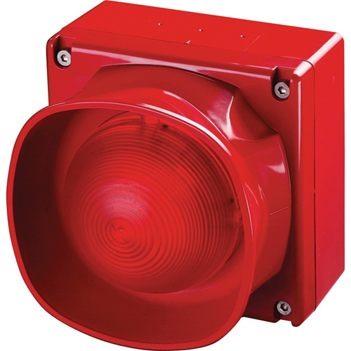Apollo Horn/Strobe - 28 V DC - 100 dB(A) - Audible, Visual - Red
