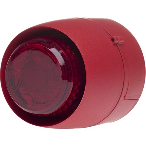 Cranford Controls VTB-TM Security Alarm - 35 V DC - 109 dB(A) - Visual, Audible - Red, Red